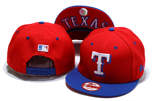 MLB Texas Rangers NE Snapback Hat #09